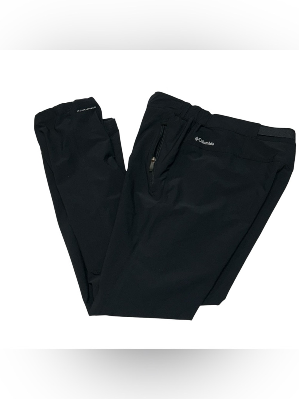 Columbia Omni Wick Mens Size L Hiking Pants Zip Pockets Belted Outdoor - Picture 10 of 11